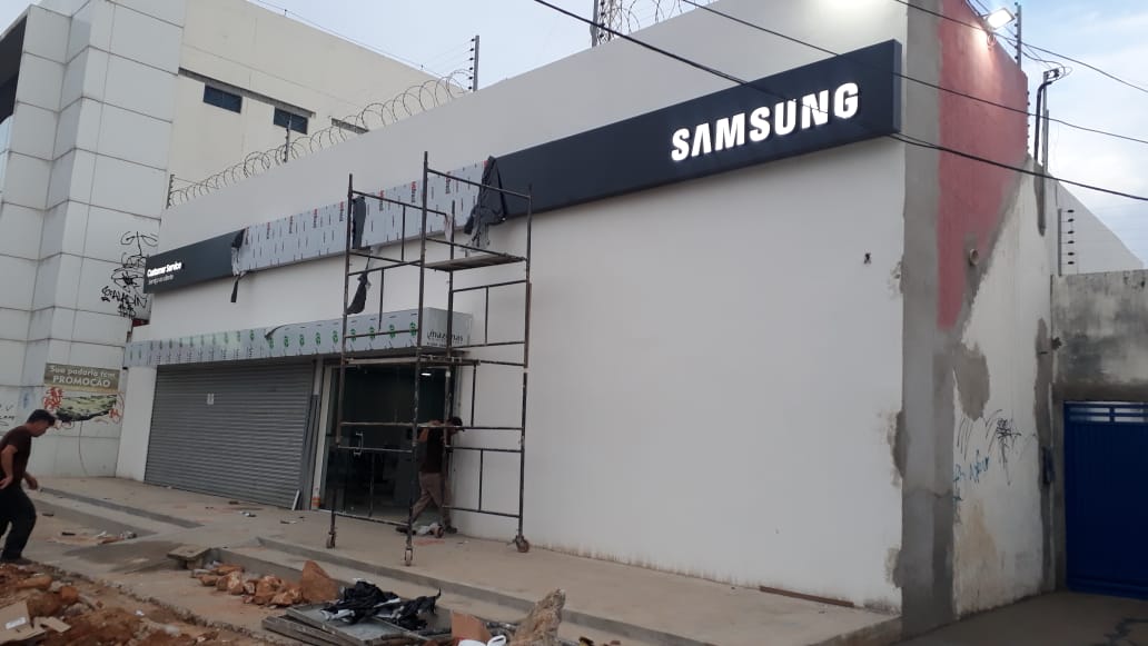 Reforma e adequação da loja da Samsung em Teresina, Piauí